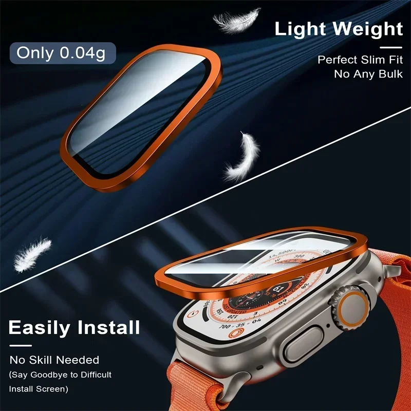 2PCS Titanium Metal Frame for  - Smartwatch Screen Film ulasan dan harga