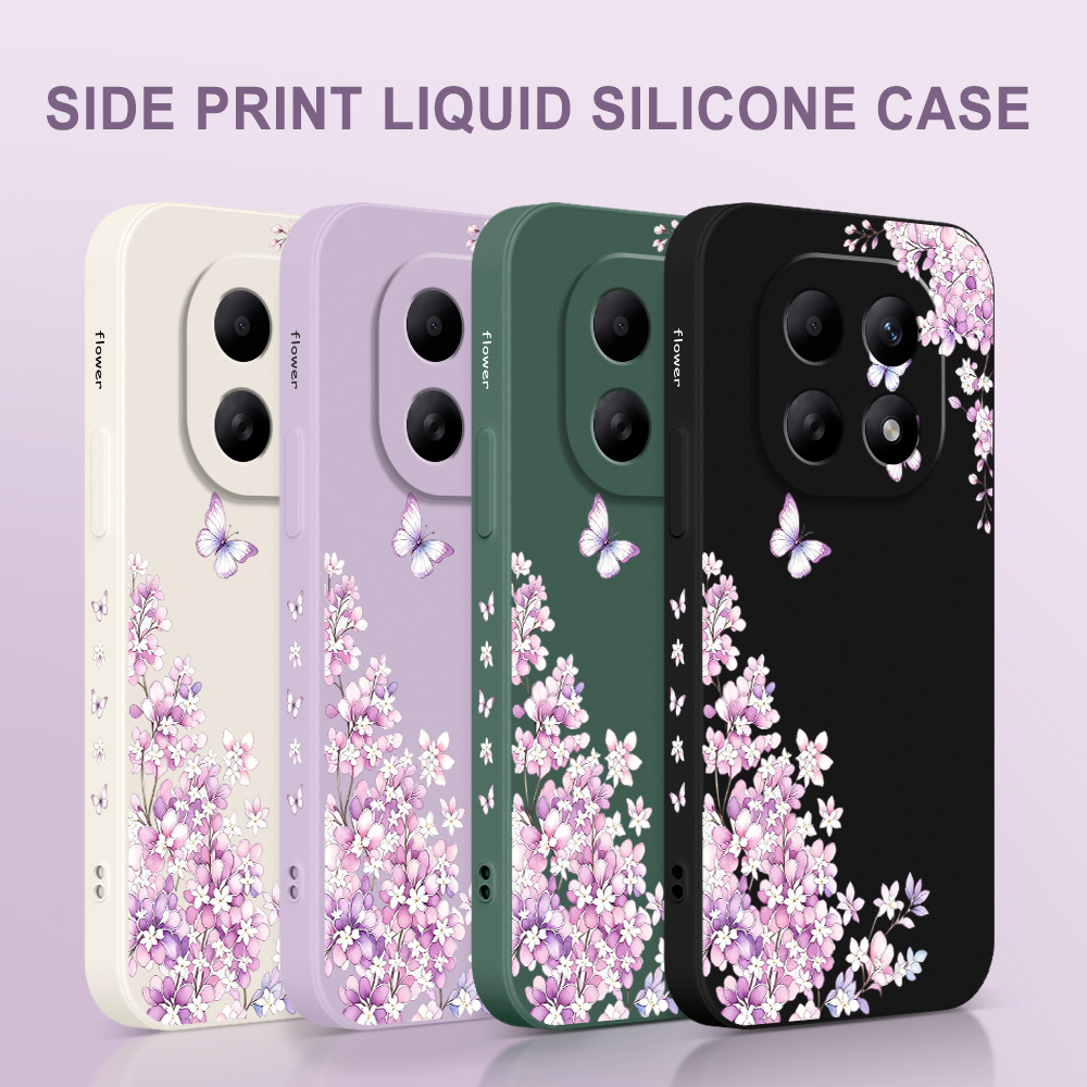 Violet Floral Phone Case For X - Xiaomi Redmi Note 14 ulasan dan harga