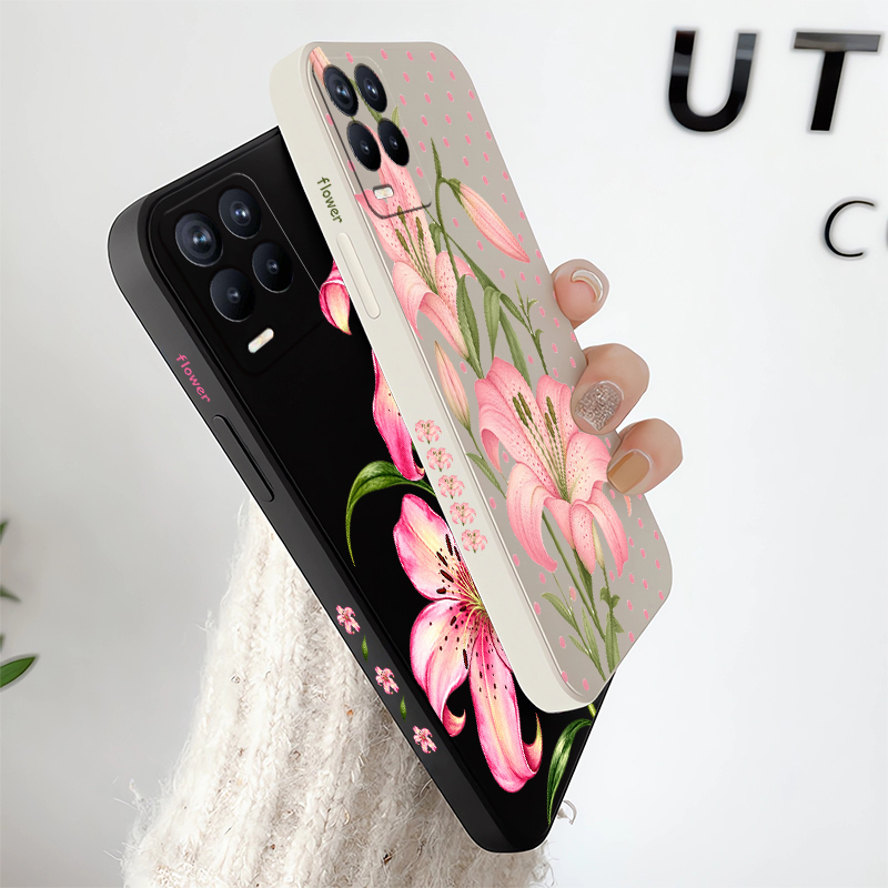 Pink Flowers Case For OPPO Rea - Realme Note 50 ulasan dan harga