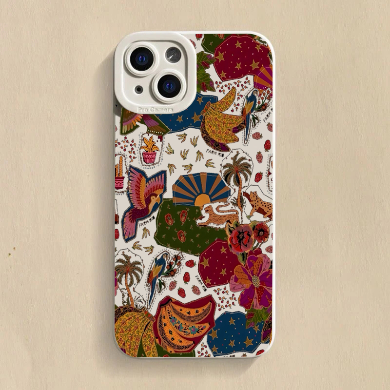 Floral Leopard Eyes Phone Case - Samsung Galaxy S24 ulasan dan harga