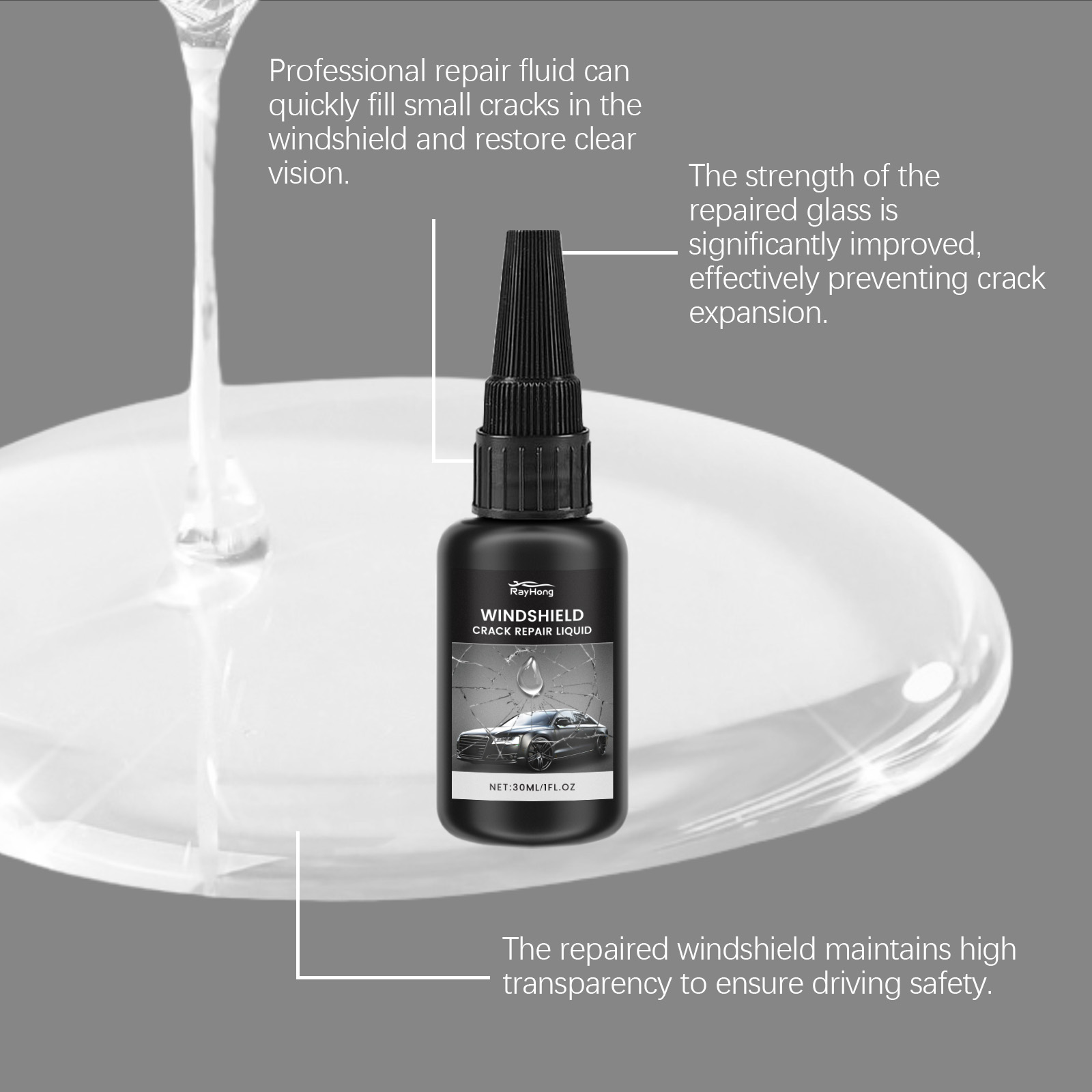 Windshield Repair Kit Quick Cu - Liquid Uv Glue Kit ulasan dan harga