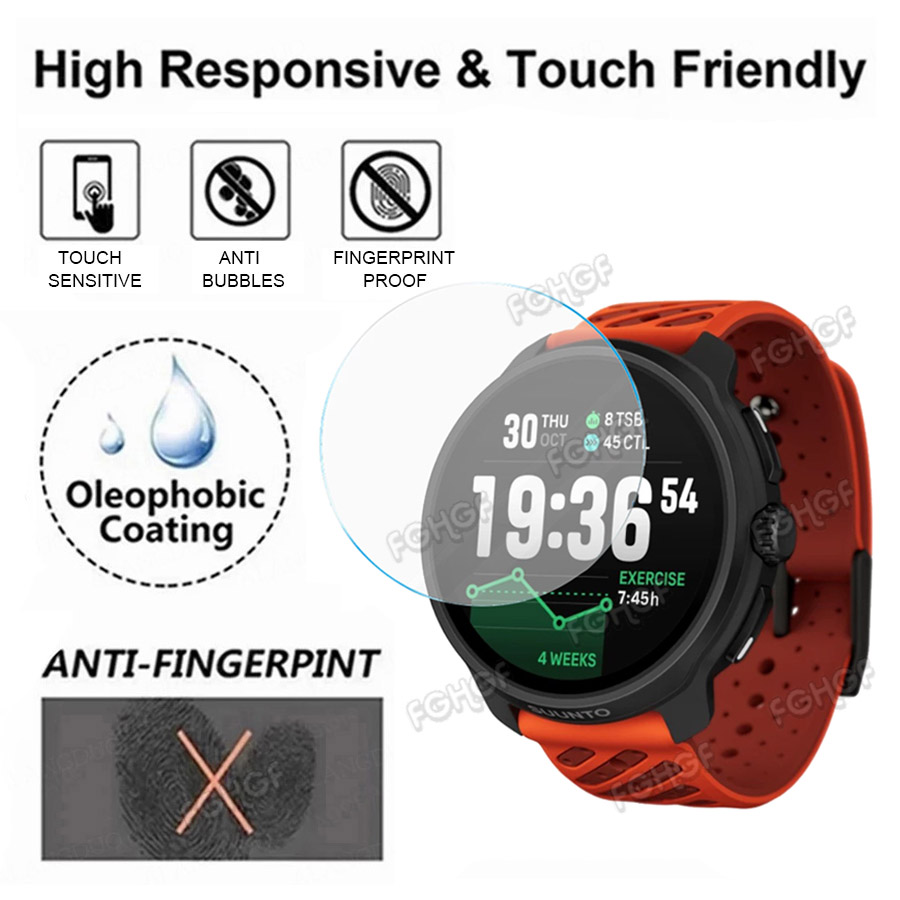 Tempered Glass Protective Film - Smartwatch Screen Film ulasan dan harga
