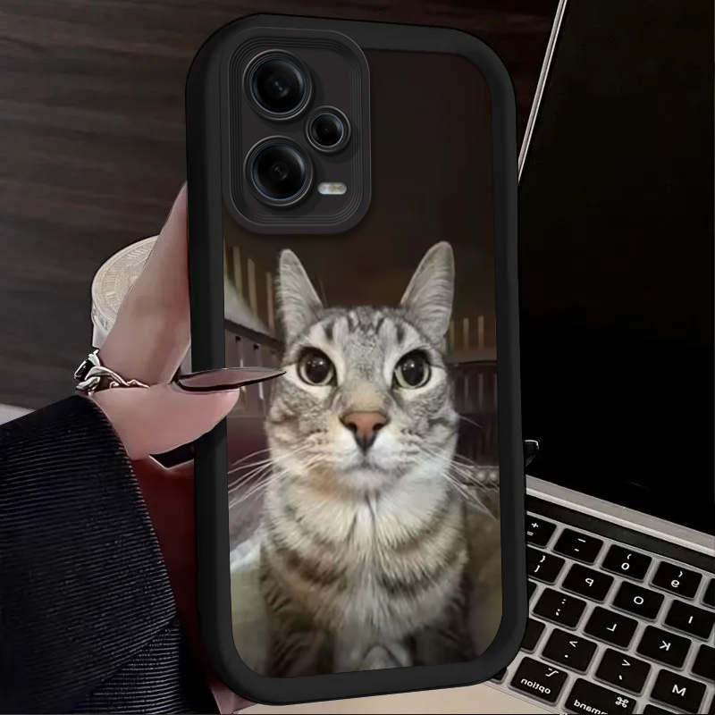 Trendy Cat Smoking Phone Case  - Xiaomi Redmi Note 14 ulasan dan harga