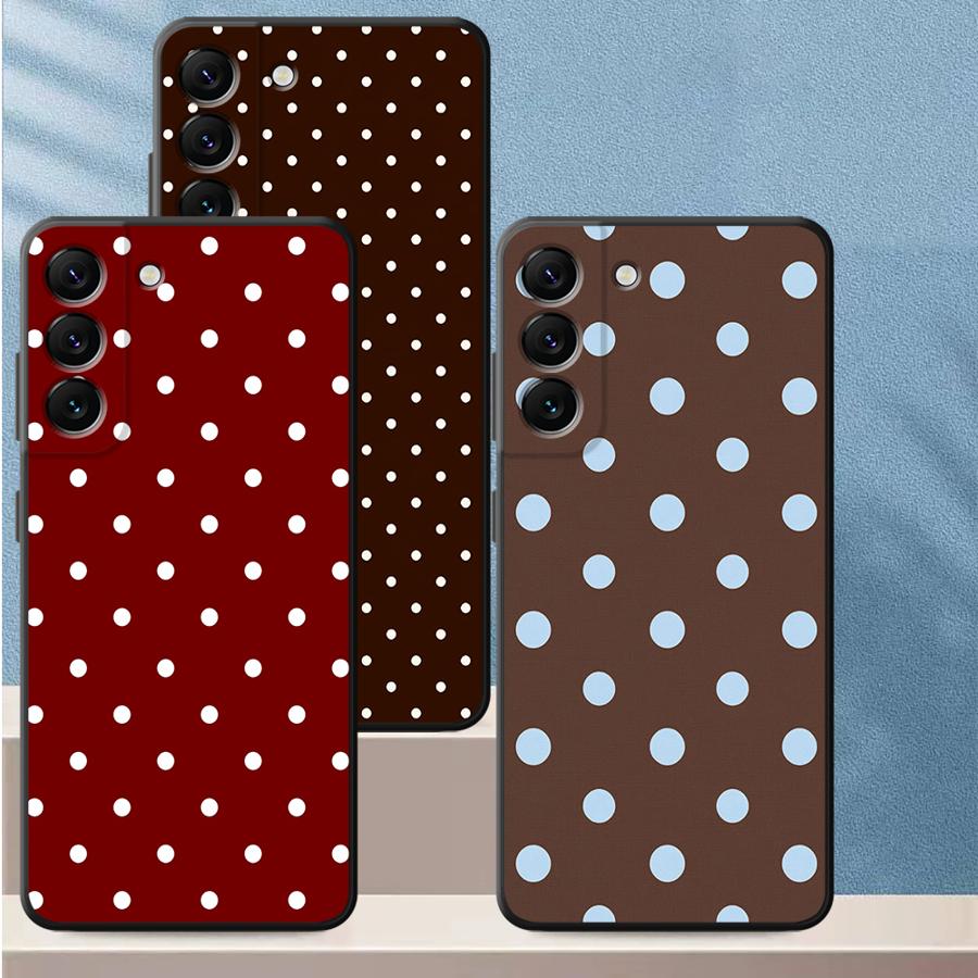 Retro Polka Dots Case for Sams - Samsung Galaxy A55 ulasan dan harga