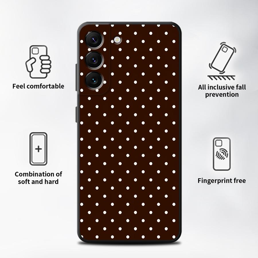 Retro Polka Dots Case for Sams - Samsung Galaxy A55 ulasan dan harga