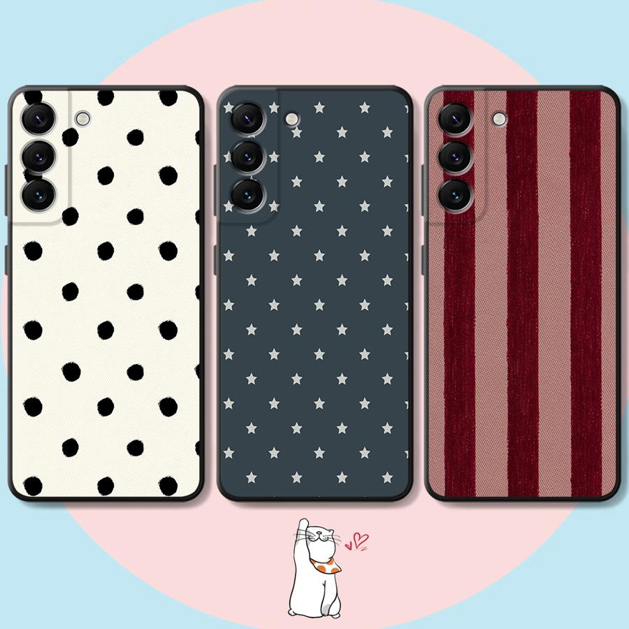 Retro Polka Dots Case for Sams - Samsung Galaxy A55 ulasan dan harga