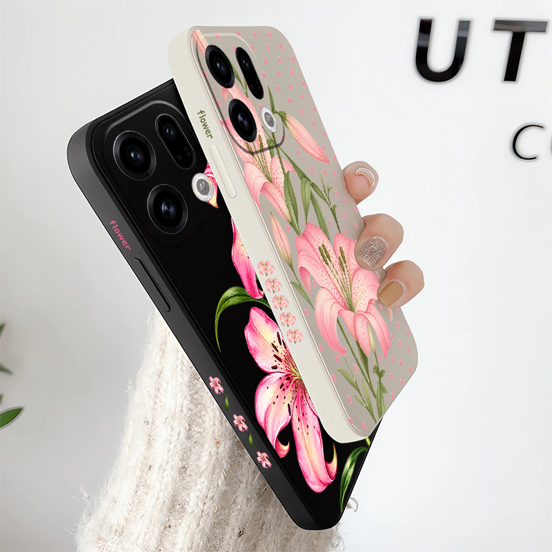 Luxury Pink Floral Pattern Pho - Oppo Reno 12 ulasan dan harga
