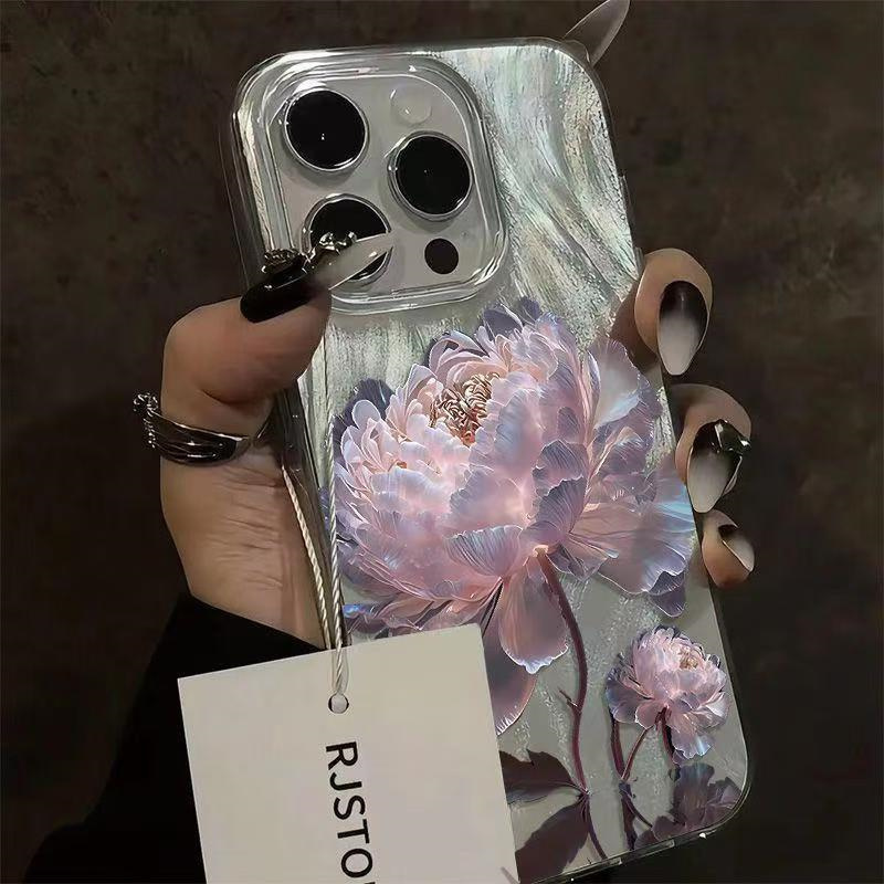 Pink Peony Lotus Pattern Phone - Samsung Galaxy A55 ulasan dan harga